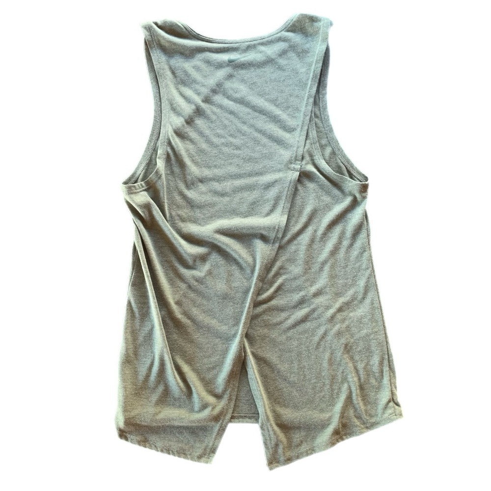 Nike Peace Love Swoosh Dri-Fit Split Back Training Tank - Picture 4 of 7